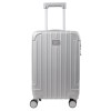 MALETA DE VIAJE TEXTURIZADA AUSTRALIA A3039 PLATA (Plástico)
