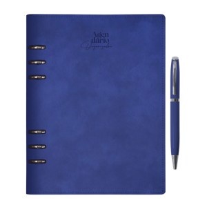AGENDARIO ORGANIZADOR CON ARILLOS HILTON A3045 AZUL (Plástico PC)