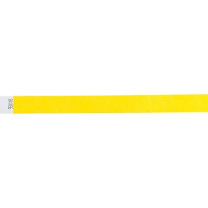 BRAZALETE TYVEK BI5709 (PLANILLA 20 PZAS) AMARILLO (Plástico)