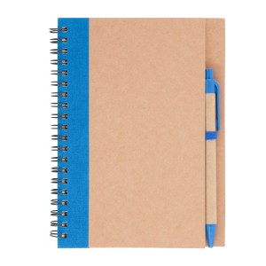 LIBRETA ECOLÓGICA AZUL (T164)