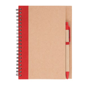 LIBRETA ECOLÓGICA ROJO (T164)