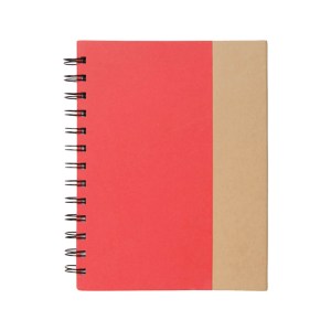 LIBRETA CON NOTAS ADHESIVAS ROJO (T327)