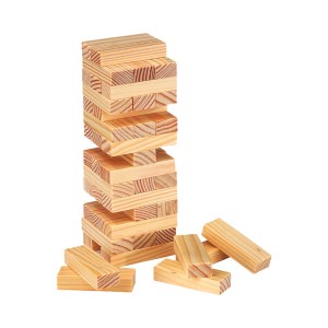 JUEGO DE HABILIDAD "TORRE" (EN7 MADERA CLARA)