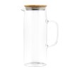 JARRA CON TAPA BAMBJUG TRANSPARENTE (T656)