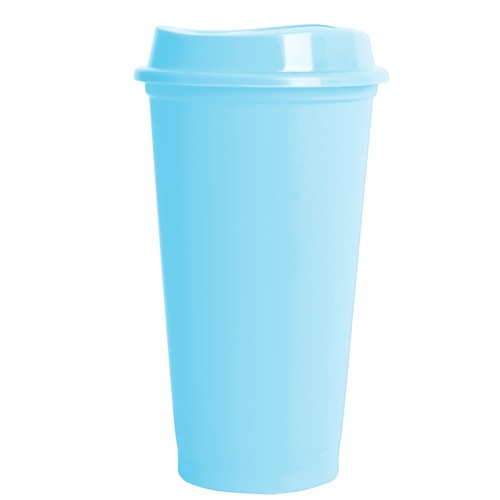 Vaso Sirena Pastel T 173 PS AZUL (T173ps - polipropileno - articulo promocional)