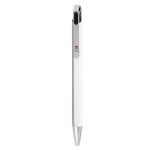 Boligrafo Metalico Aruca AL 24230 BLANCO (AL24230 - metal / rubber - articulo promocional)