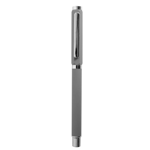 Boligrafo Metalico Tula AL 24037R GRIS (AL24037R - metal / rubber - articulo promocional)
