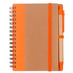 Libreta Ecologica Yew LE 057 NARANJA (LE057 - carton - articulo promocional)