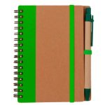 Libreta Ecologica Yew LE 057 VERDE (LE057 - carton - articulo promocional)