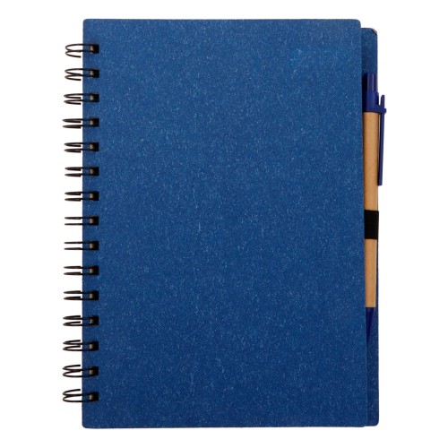 Libreta Ecologica Uxi LE 058 AZUL (LE058 - carton - articulo promocional)
