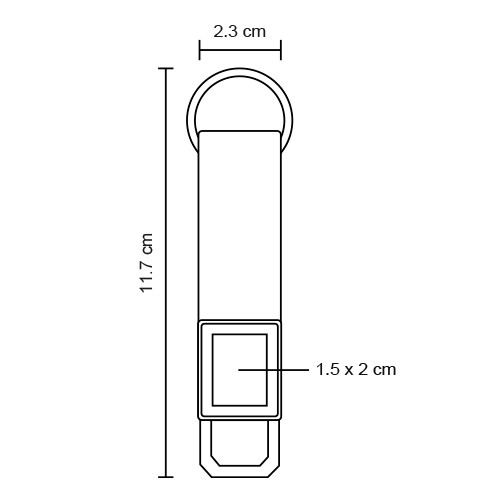 09052025124307_MK052esq-1 Llavero Metalico Thalassia MK 052 NEGRO (MK052 – metal – articulo promocional)