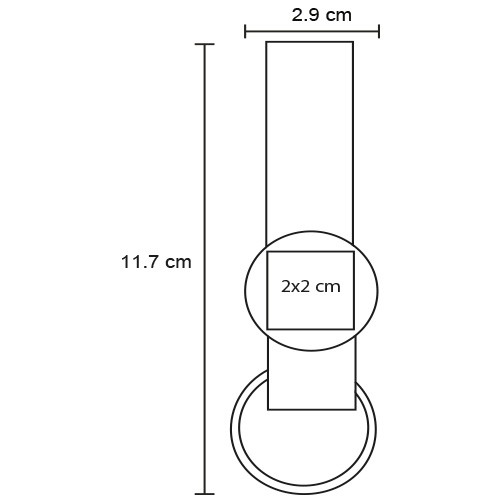 09052025124745_MK053esq Llavero Metalico Nyx MK 053 NEGRO (MK053 – metal – articulo promocional)