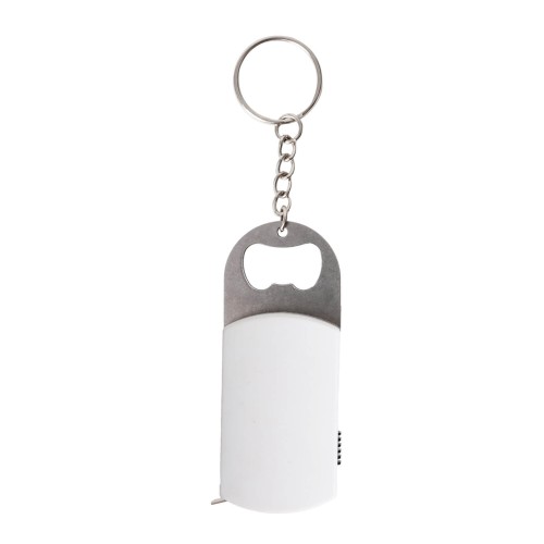 Llavero Multifuncional Inge PK 012 BLANCO (PK012 - plastico / metal - articulo promocional)