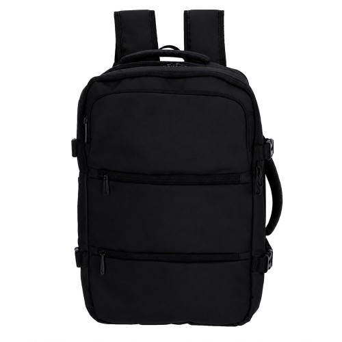 Mochila Usher BL 354 NEGRO (BL354 - poliester - articulo promocional)
