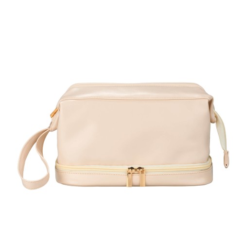 Cosmetiquera Khun CP 133 BEIGE (CP133 - poliuretano - articulo promocional)