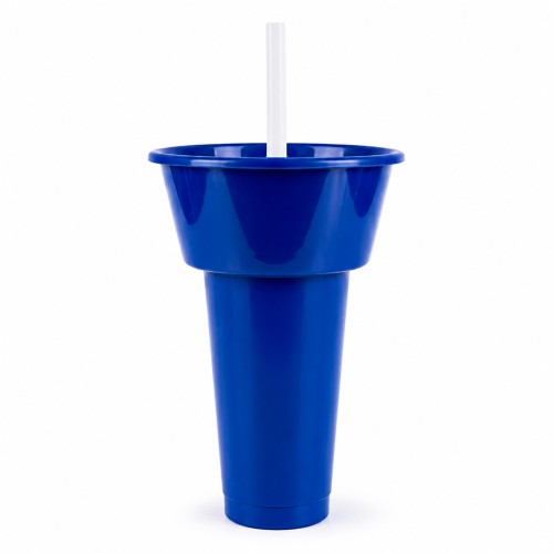 Vaso Kirby T 373 AZUL (T373 - pet/polipropileno - articulo promocional)