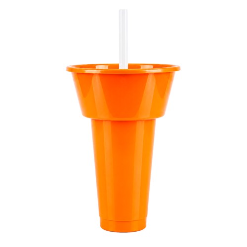 Vaso Kirby T 373 NARANJA (T373 - pet/polipropileno - articulo promocional)