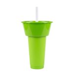 Vaso Kirby T 373 VERDE (T373 - pet/polipropileno - articulo promocional)
