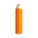 Accesorio Oficina Roy O 184 NARANJA (O184 - elastomero - articulo promocional)