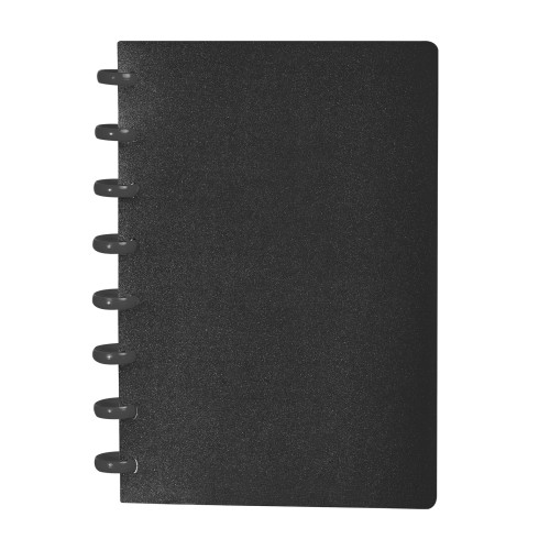 Libreta Milton O 168 NEGRO (O168 - plastico - articulo promocional)