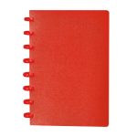 Libreta Milton O 168 ROJO (O168 - plastico - articulo promocional)