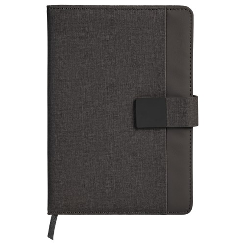 Libreta Kelson O 173 NEGRO (O173 - poliuretano - articulo promocional)