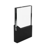 Reconocimiento Chuck O 190 NEGRO (O190 - cristal/metal - articulo promocional)