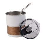 Vaso Drip T 294 BLANCO (T294 - acero inoxidable - articulo promocional)