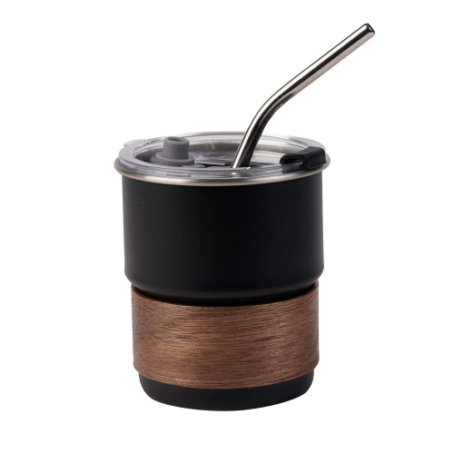 Vaso Drip T 294 NEGRO (T294 - acero inoxidable - articulo promocional)