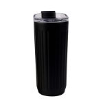 Termo Amareto T 310 NEGRO (T310 - int acero inoxidable/ext acero inoxidable - articulo promocional)