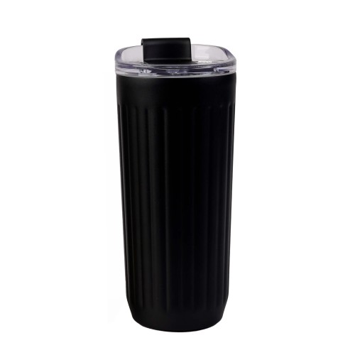 Termo Amareto T 310 NEGRO (T310 - int acero inoxidable/ext acero inoxidable - articulo promocional)