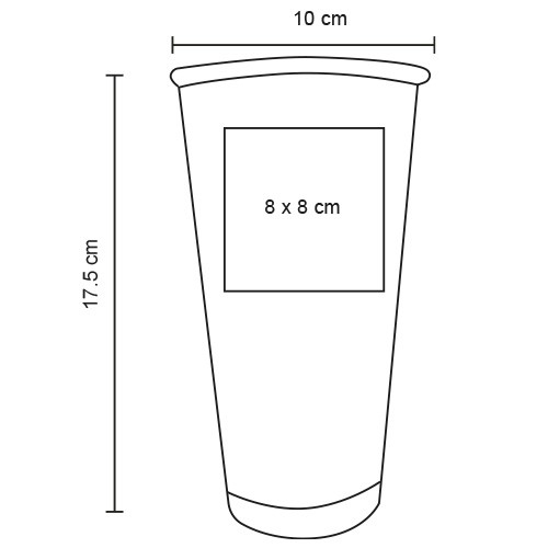 17052025165232_T316esq Vaso Cromatic T 316 NEGRO (T316 – polipropileno – articulo promocional)