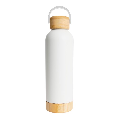 Termo Zafra T 325 BLANCO (T325 - int acero inoxidable/ext acero inoxidable - articulo promocional)