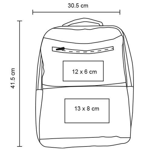 19052025134710_BL283esq Mochila Nasen BL 283 GRIS (BL283 – poliester – articulo promocional)