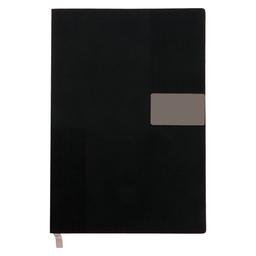 Libreta Volara AG 010 NEGRO (AG010 - poliuretano - articulo promocional)