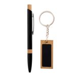 Accesorio Oficina Burs O 156 NEGRO (O156 - metal / bambu - articulo promocional)