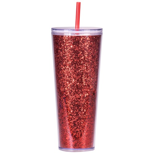 Vaso Cetra T 348 ROJO (T348 - acrilonitrilo estireno - articulo promocional)