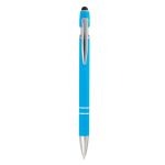 Boligrafo Metalico Laken AL 9064 AZUL CLARO (AL9064 - metal/rubber - articulo promocional)