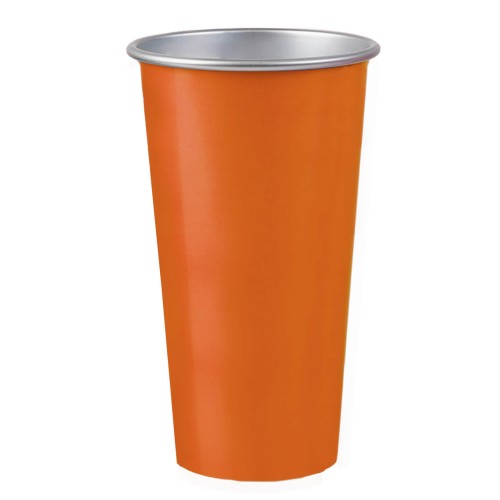 Vaso Croma T 296 NARANJA (T296 - aluminio - articulo promocional)