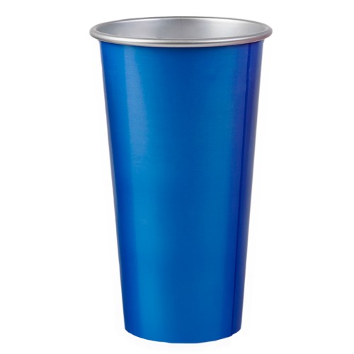 Vaso Croma T 296 AZUL (T296 - aluminio - articulo promocional)