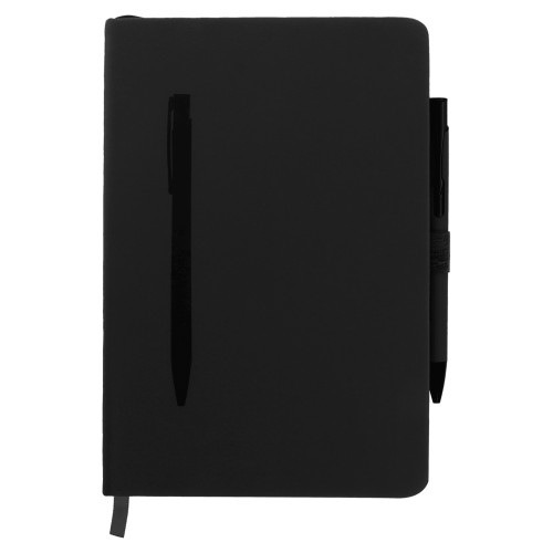 Libreta Diora O 129 NEGRO (O129 - poliuretano - articulo promocional)