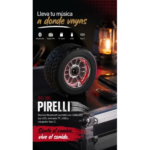 4e140e43-6766-4548-b811-f22730c64aec_flyer_so_191 Bocina Pirelli SO 191 NEGRO (SO191 – abs – articulo promocional)