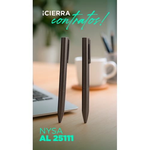 648d1c16-5bd5-4613-b650-2182d17f736b_4PROMO_STORY03_DIC25_V1 Boligrafo Metalico Nysa AL 25111 (AL25111 – titanium – articulo promocional)