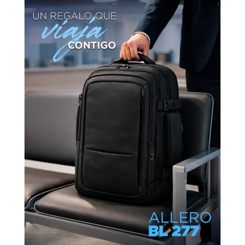 99a729b2-44ce-42dc-85dc-8d9acea2c739_4PROMO__POST01__ENE26__V1 Mochila Allero BL 277 NEGRO (BL277 – poliester – articulo promocional)