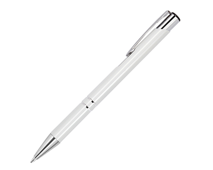 Boligrafo de Aluminio Premier de Tinta Azul 2110A Blanco (Aluminio / A090715 / articulos promocionales)