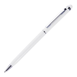 Boligrafo de Aluminio con Touch Oddra de Tinta Azul A2113A Blanco (Aluminio / A2113A.01 / articulos promocionales)