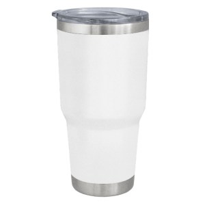 Termo Doble Pared Acero para Auto Denzel A2319 Blanco (Acero inoxidable / A2319.01 / articulos promocionales)