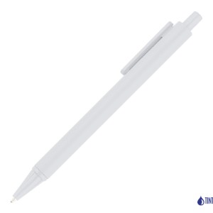 Boligrafo de Plastico Belma de Tinta Azul A2321A Blanco (Plastico / A2321A.01 / articulos promocionales)