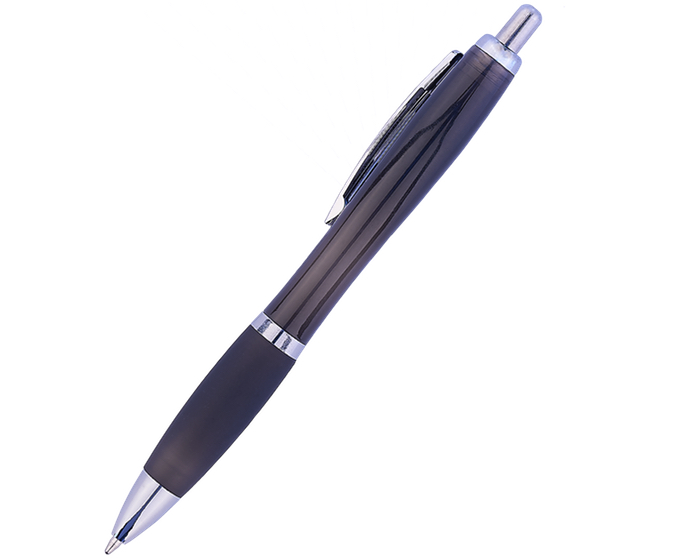 Boligrafo de Plastico Amira de Tinta Azul A2416A Negro (Plastico abs / A2416A.02 / articulos promocionales)
