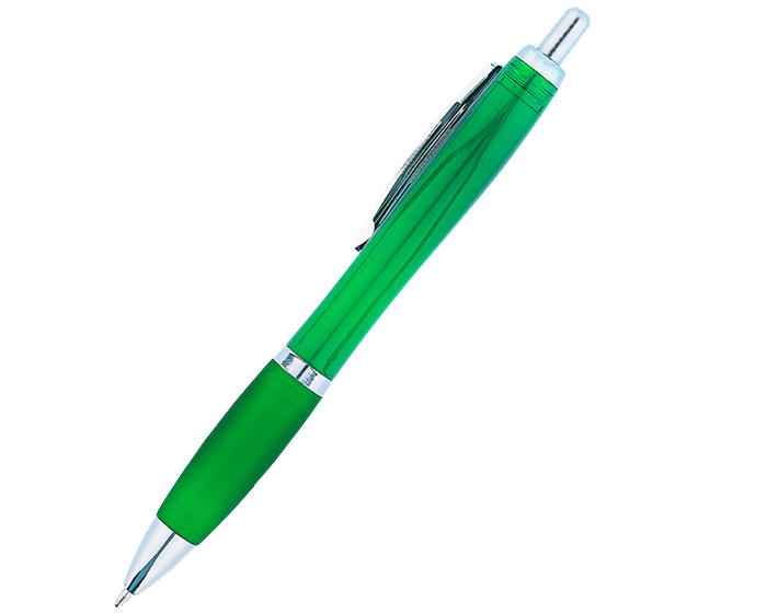 Boligrafo de Plastico Amira de Tinta Azul A2416A Verde (Plastico abs / A2416A.06 / articulos promocionales)
